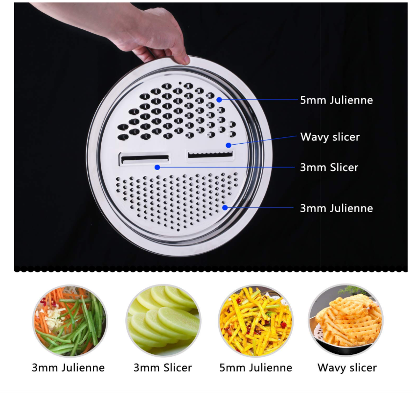 3-in-1 Vegetable Cutter with Drain Basket